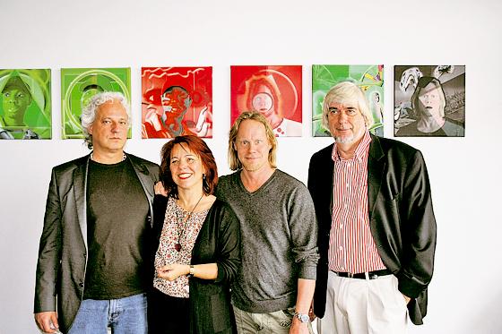 Unser Bild zeigt (v.l.): Andreas Ohrenschall, Diana Stachowitz, Matthias Ljunggren und Jürgen Salzhuber.	Foto: ws
